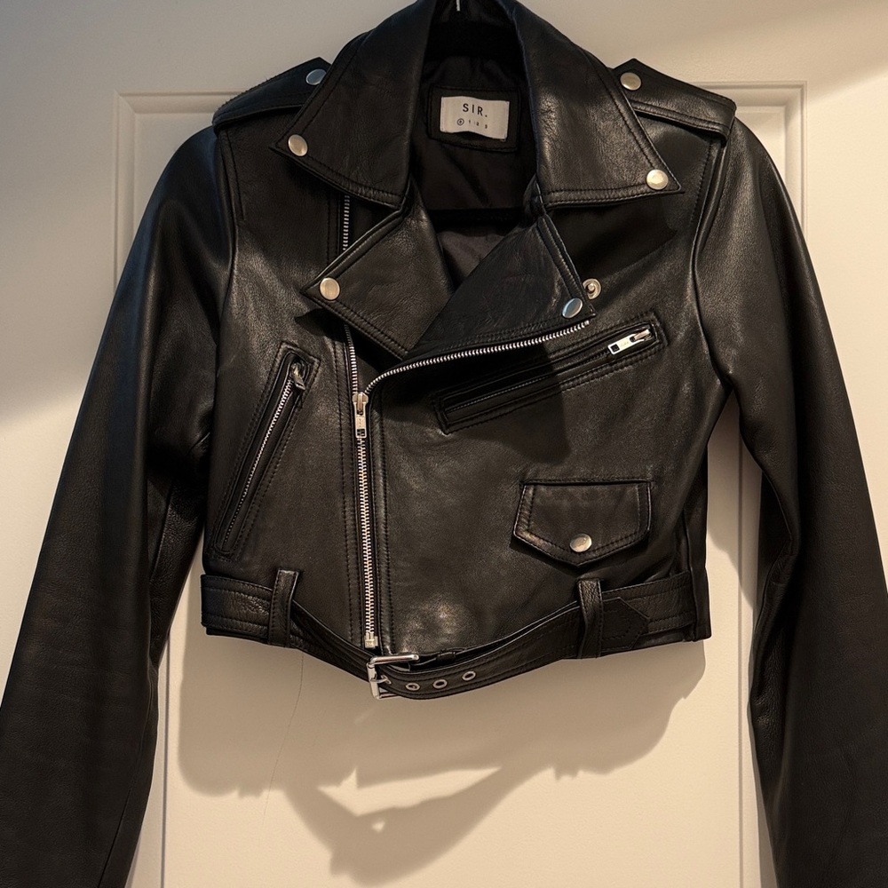 Black Leather Jacket - image 4